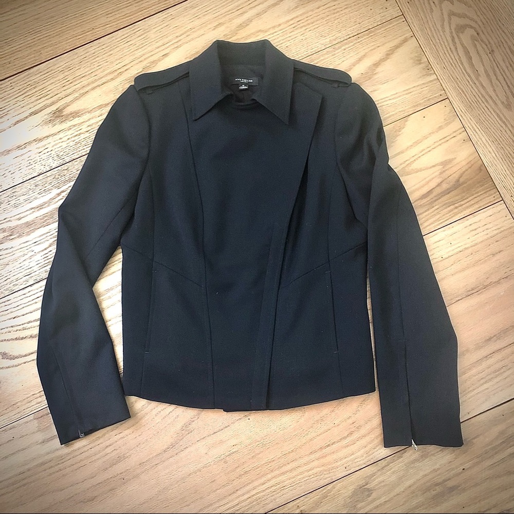 COPY - Ann Taylor black short zip coat . - Picture 3 of 8